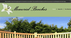 Desktop Screenshot of memorialbenches.org