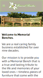 Mobile Screenshot of memorialbenches.org